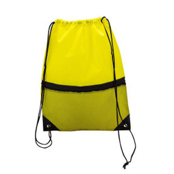 Claps 64188 - Sac à Cordon avec Poche Frontale en Maille