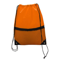 Claps 64188 - Drawstring Backpack with Front Mesh Pocket
