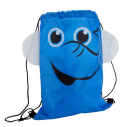 Claps 64195 - Kids Animal Design Drawstring Backpack