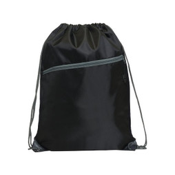 Claps 64208 - Vibrant Drawstring Backpack with Earphone Port