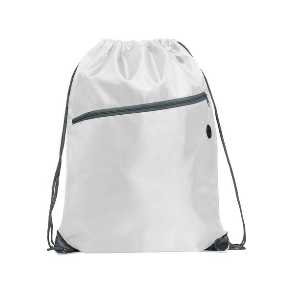 Claps 64208 - Vibrant Drawstring Backpack with Earphone Port