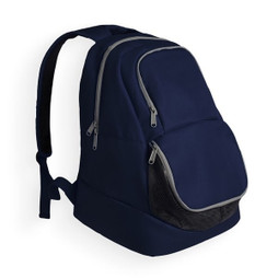 Claps 64295 - Sporty Backpack with Shoe Compartment and Zippers