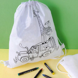 Claps 64307 - Zábavný Batoh s Omalovánkami a Pastelkami