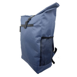 Claps 64343 - Polyester Roll-Top Backpack with Pockets