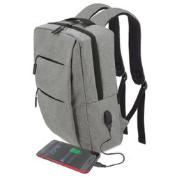 Claps 64357 - Zaino per Computer Portatile con Uscita USB