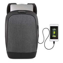Claps 64358 - Secure Laptop Backpack with Combination Lock