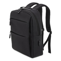 Claps 64422 - Geräumiger Laptop-Rucksack mit USB-Anschluss