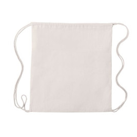 Claps 65043 - Natuurlijke Katoenen Rugzak met Trekkoord