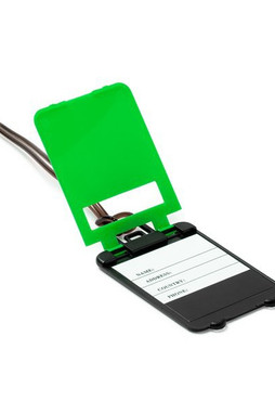 Claps 69017 - Durable Bicolor Luggage Tag