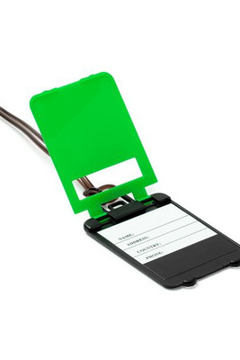 Claps 69017 - Etichetta Valigia Bicolore Resistente