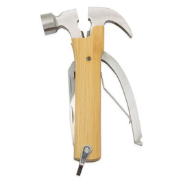 Claps 71049 - Multifunktionaler Hammer mit Bambusgriff