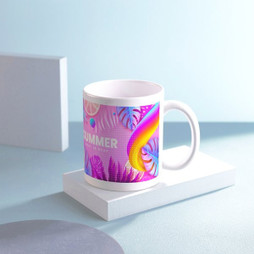 Claps 74005 - Tazza in Ceramica Bianca per Sublimazione 320ml