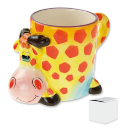 Claps 74055 - Mug en Céramique Forme Girafe