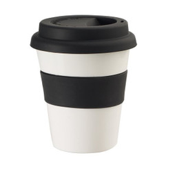 Claps 74076 - Single-Walled Tumbler with Silicone Grip and Snap Lid
