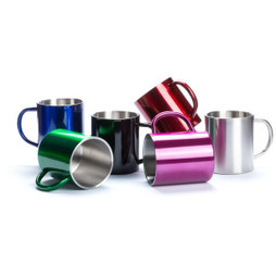 Claps 74128 - Vibrant Stainless Steel Mug 290ml