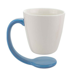 Claps 74150 - Ceramic Hanging Mug with Artistic Handle