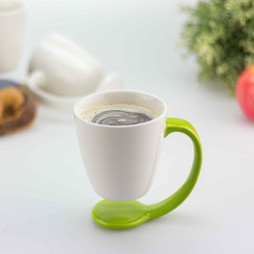 Claps 74150 - Tazza in Ceramica con Manico Artistico