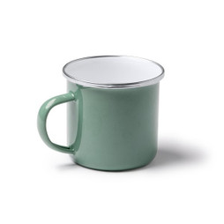 Claps 74286 - Retro Emaille Metallbecher 380ml