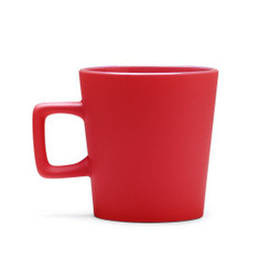 Claps 74288 - Matte Finish Ceramic Mug with Square Handle
