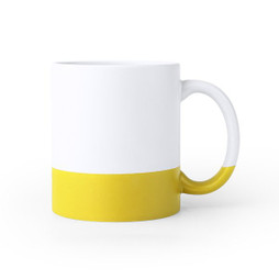 Claps 74292 - Mug en Céramique avec Base Colorée