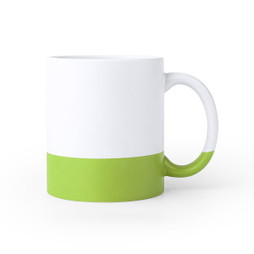 Claps 74292 - Tazza in Ceramica con Fondo Colorato