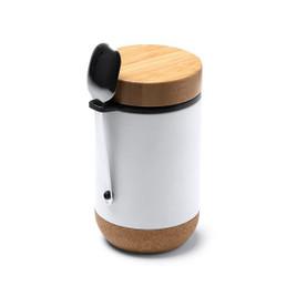 Claps 74298 - Versatile Stainless Steel Thermos with Bamboo Lid