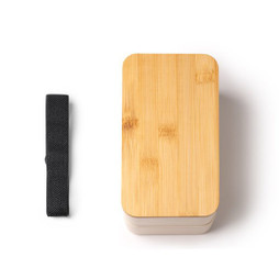 Claps 74301 - Lunchlåda med Bambu Lock och Bestickset