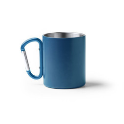 Claps 74306 - Eco-Friendly Recycled Stainless Steel Carabiner Mug