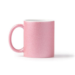 Claps 74326 - Mug en Céramique Effet Pailleté pour Sublimation