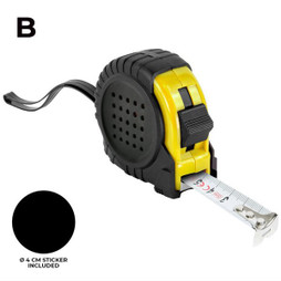 Claps 81001 - Mètre Ruban Flexible avec Mécanisme de Verrouillage