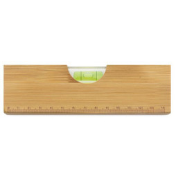 Claps 81014 - Bamboo Level with Built-in Opener and Ruler