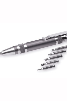Claps 81027 - Aluminum Multitool with 6 Screwdriver Bits