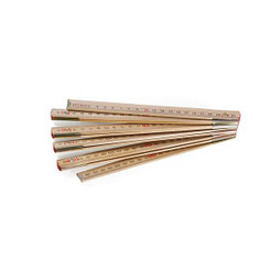 Claps 81028 - Double Folding Wooden Meter Stick 2 Meters