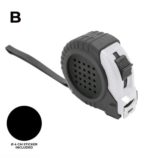 Claps 81789 - Durable Rubber Coated Tape Measure