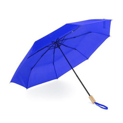 Claps 90034 - Parapluie Pliable Écologique avec Poignée en Bois