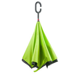 Claps 91034 - Farbenfroher Wende-Regenschirm mit Griff
