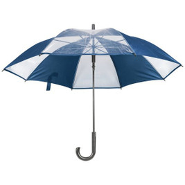 Claps 91051 - Automatic Umbrella with Clear and Polyester Panels