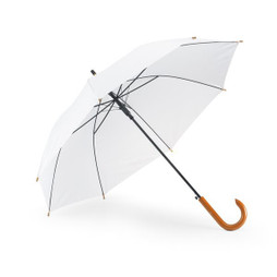 Claps 91503 - Ombrello Classico in Nylon con Manico in Legno