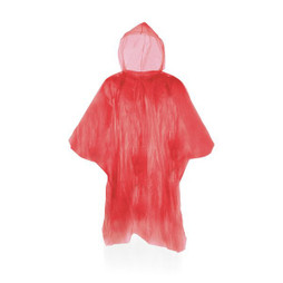 Claps 93001 - Vibrant HDPE Rain Poncho for Adults