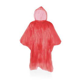 Claps 93001 - Vibrant HDPE Rain Poncho for Adults