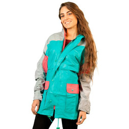 Claps 93038 - Waterproof Hooded Jacket with Elastic Cuffs