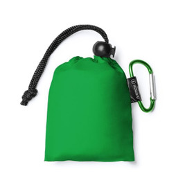 Claps 93051 - Kids Waterproof Hooded Poncho with Carabiner Pouch