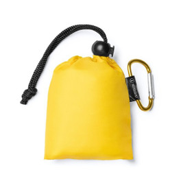 Claps 93051 - Kinder Wasserdichter Poncho mit Kapuze und Karabiner