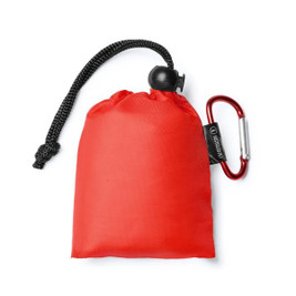 Claps 93051 - Kids Waterproof Hooded Poncho with Carabiner Pouch