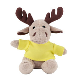 Claps 95071 - Reindeer Plush Toy with T-Shirt