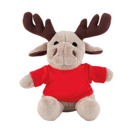 Claps 95071 - Reindeer Plush Toy with T-Shirt