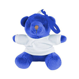 Claps 95077 - Colorful Teddy Bear Keychain with Matching Clasp
