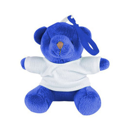Claps 95077 - Colorful Teddy Bear Keychain with Matching Clasp