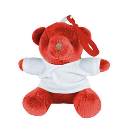 Claps 95077 - Colorful Teddy Bear Keychain with Matching Clasp