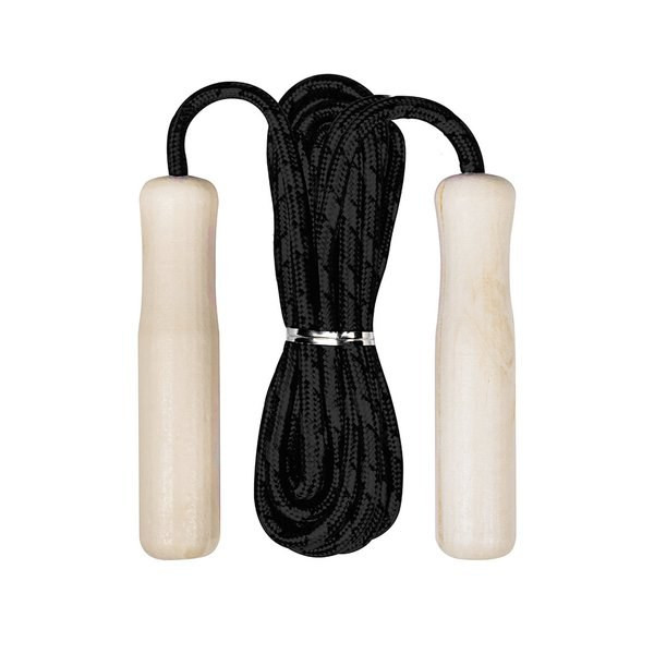 Claps 95750 - Wooden Handle Jump Rope Suitable For All Ages